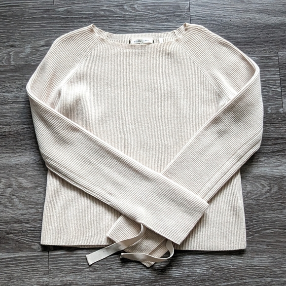 Cream Beige Helmut Lang sweater sz XS - Picture 4 of 8